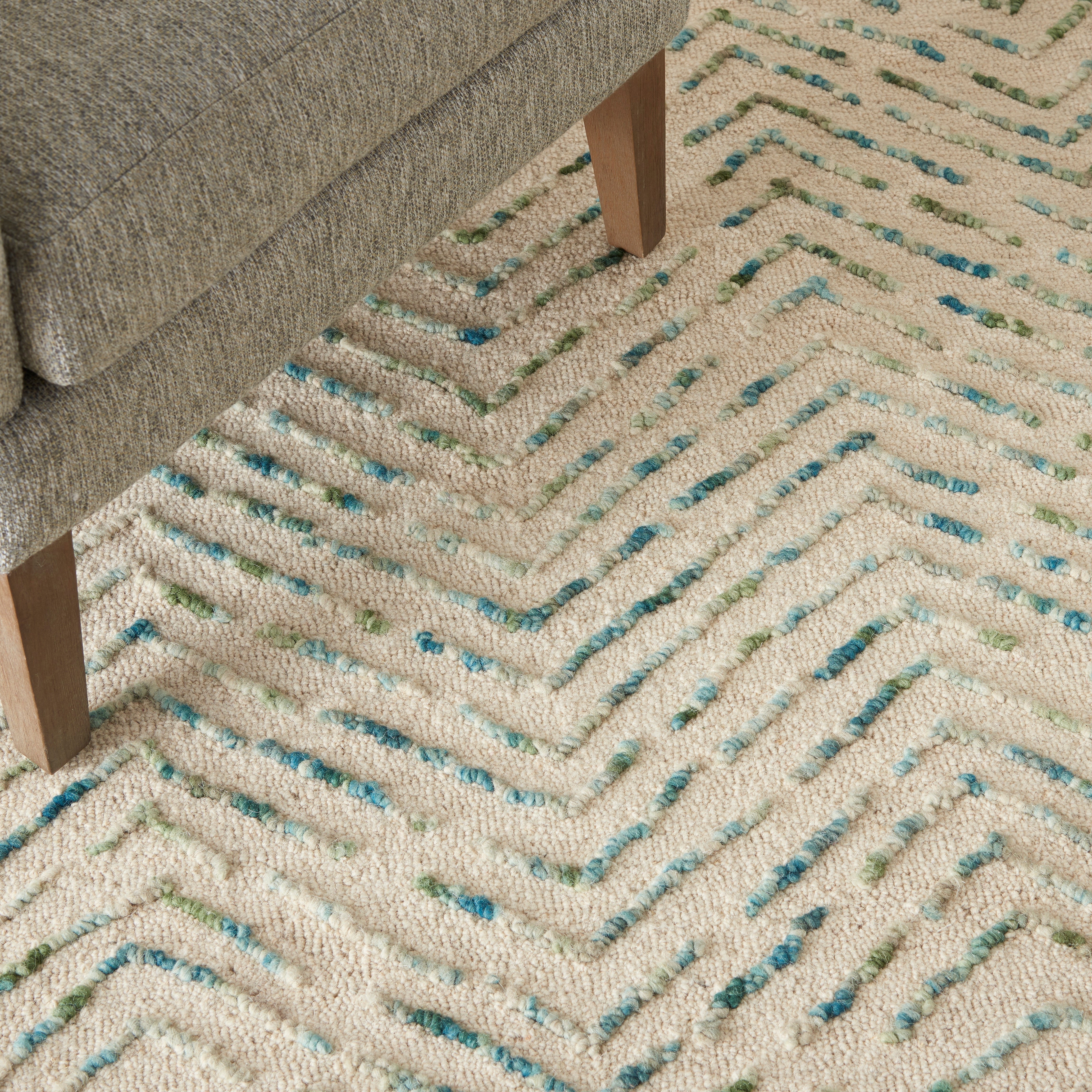 Nourison Colorado CLR02 Green/Ivory Large Rectangle Rug
